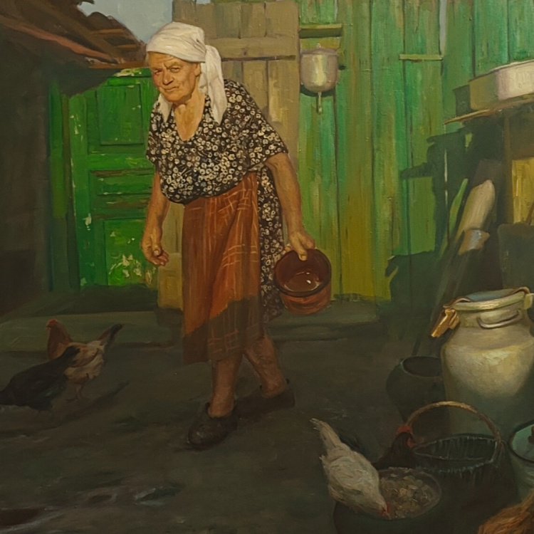 Сельская труженица